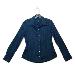 Banana Republic button-up shirt, black